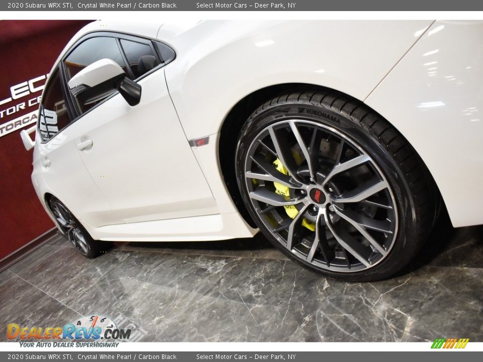 2020 Subaru WRX STI Crystal White Pearl / Carbon Black Photo #7