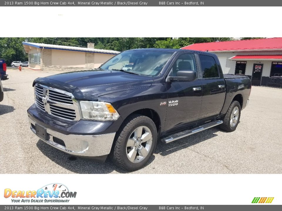 2013 Ram 1500 Big Horn Crew Cab 4x4 Mineral Gray Metallic / Black/Diesel Gray Photo #33