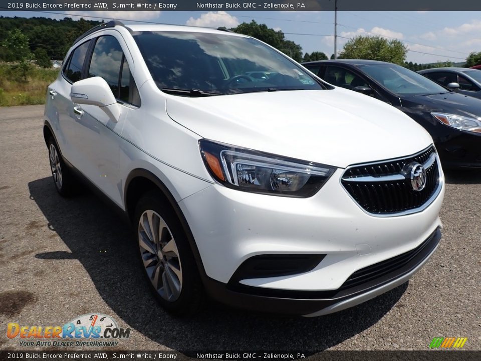 2019 Buick Encore Preferred AWD Summit White / Ebony Photo #3