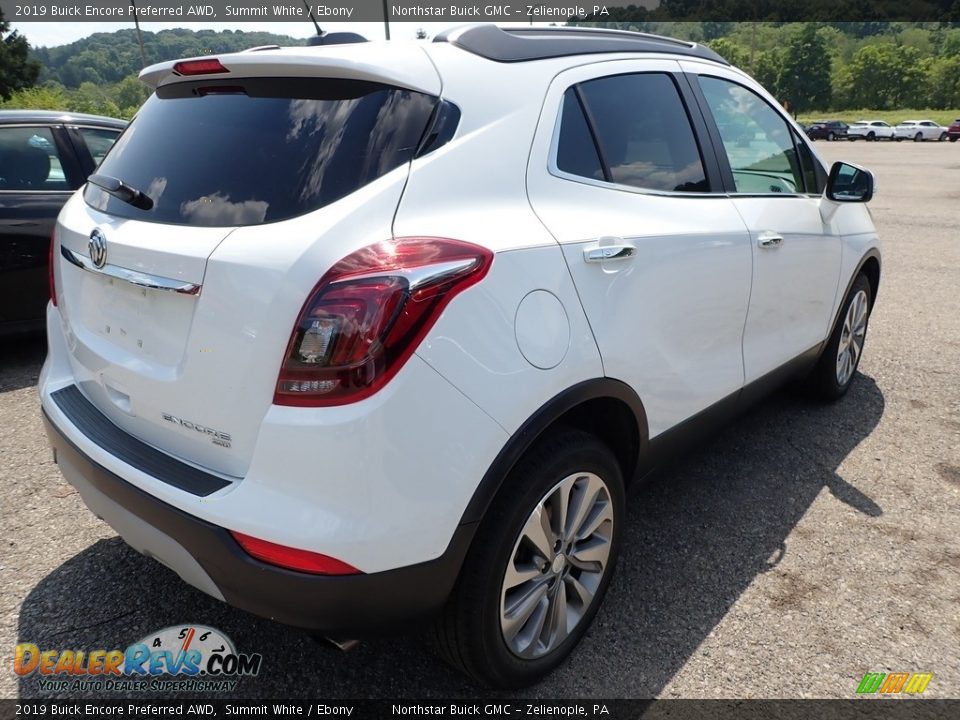 2019 Buick Encore Preferred AWD Summit White / Ebony Photo #5