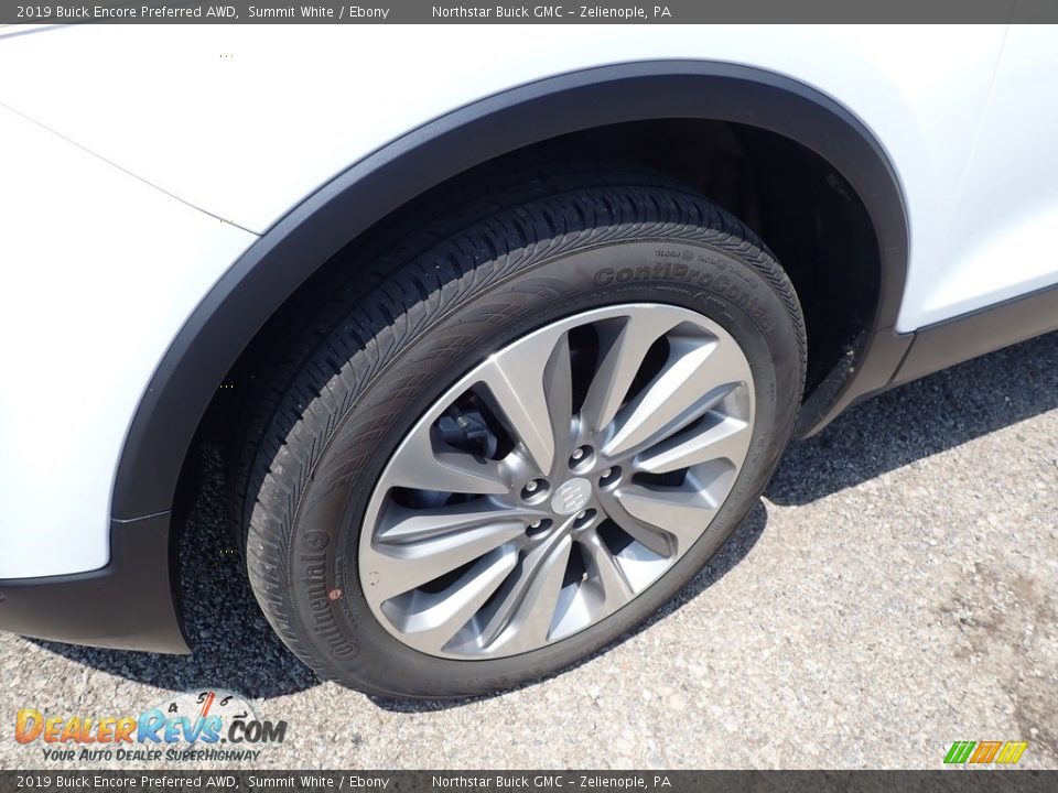 2019 Buick Encore Preferred AWD Summit White / Ebony Photo #9