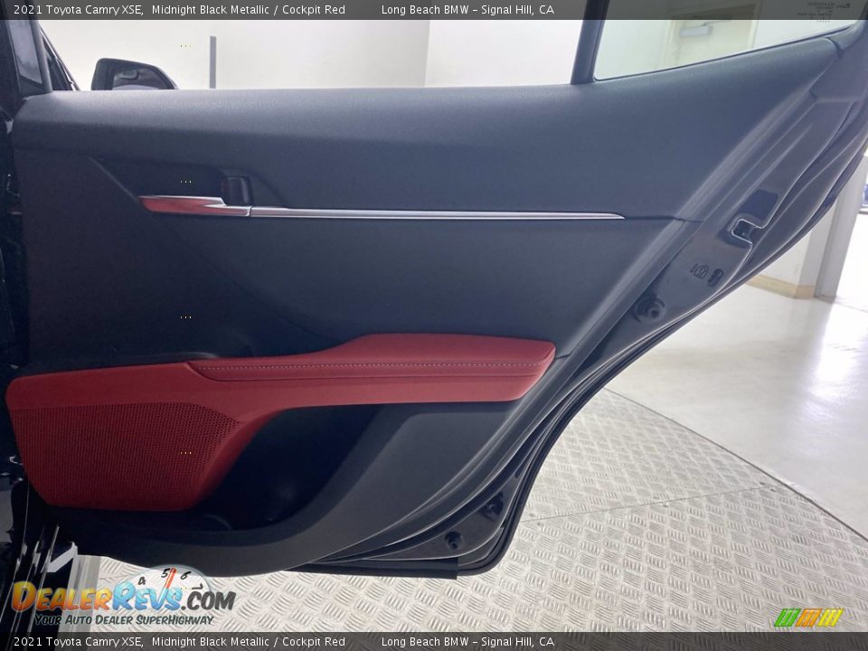 2021 Toyota Camry XSE Midnight Black Metallic / Cockpit Red Photo #35