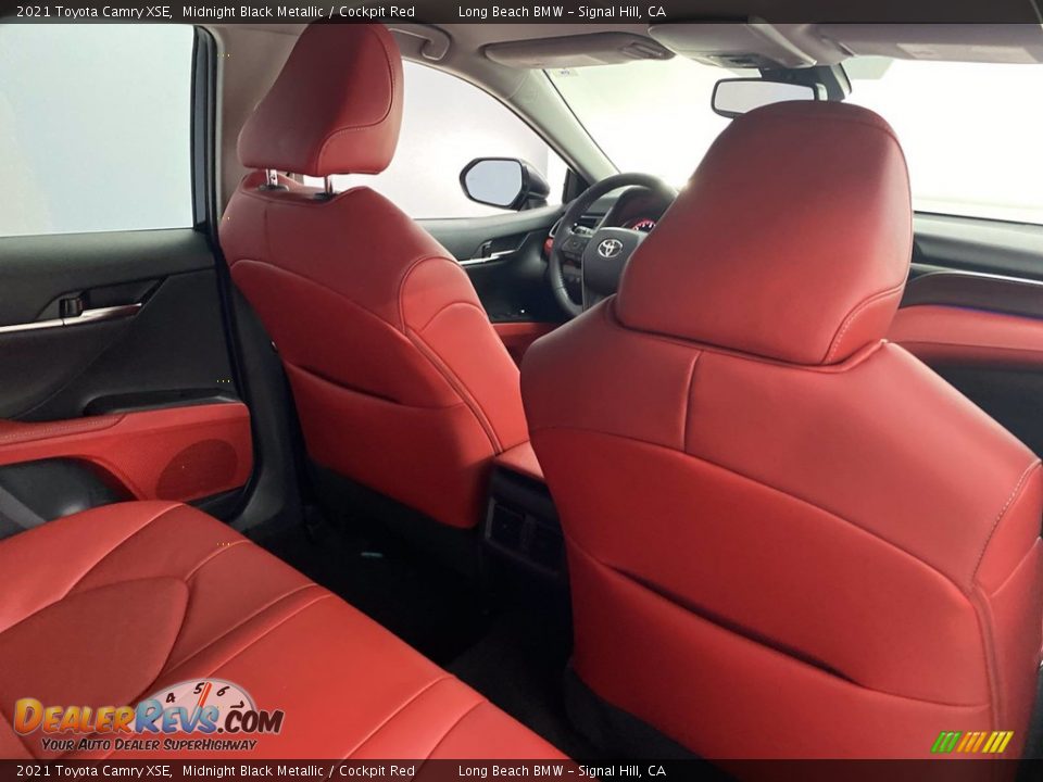 2021 Toyota Camry XSE Midnight Black Metallic / Cockpit Red Photo #36