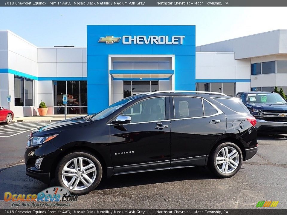 2018 Chevrolet Equinox Premier AWD Mosaic Black Metallic / Medium Ash Gray Photo #1