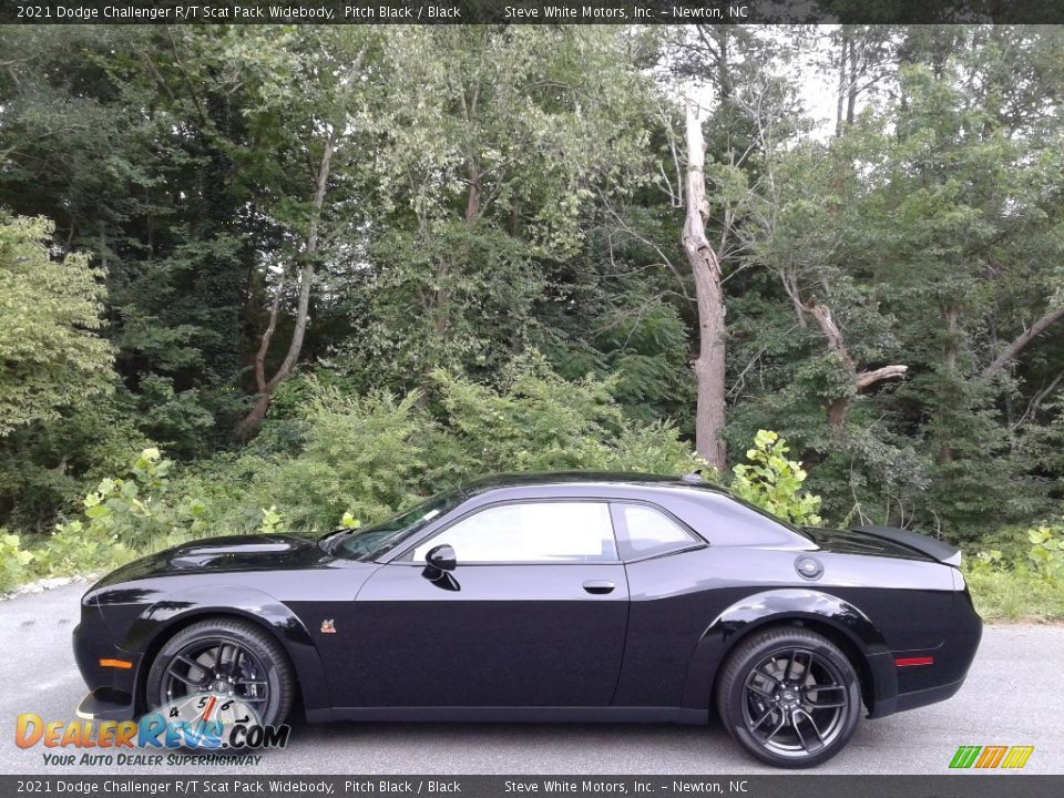 2021 Dodge Challenger R/T Scat Pack Widebody Pitch Black / Black Photo #1