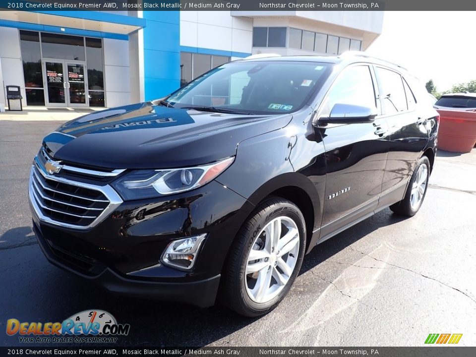 2018 Chevrolet Equinox Premier AWD Mosaic Black Metallic / Medium Ash Gray Photo #2