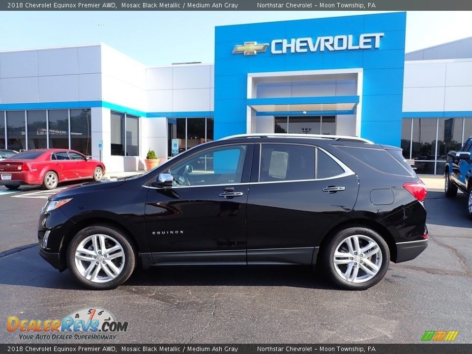 2018 Chevrolet Equinox Premier AWD Mosaic Black Metallic / Medium Ash Gray Photo #3