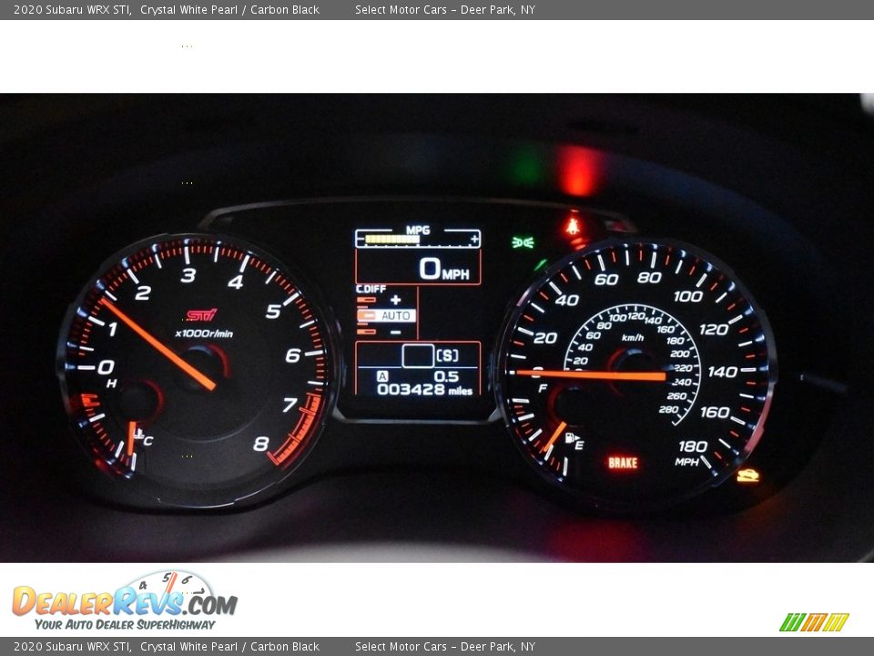 2020 Subaru WRX STI Gauges Photo #25