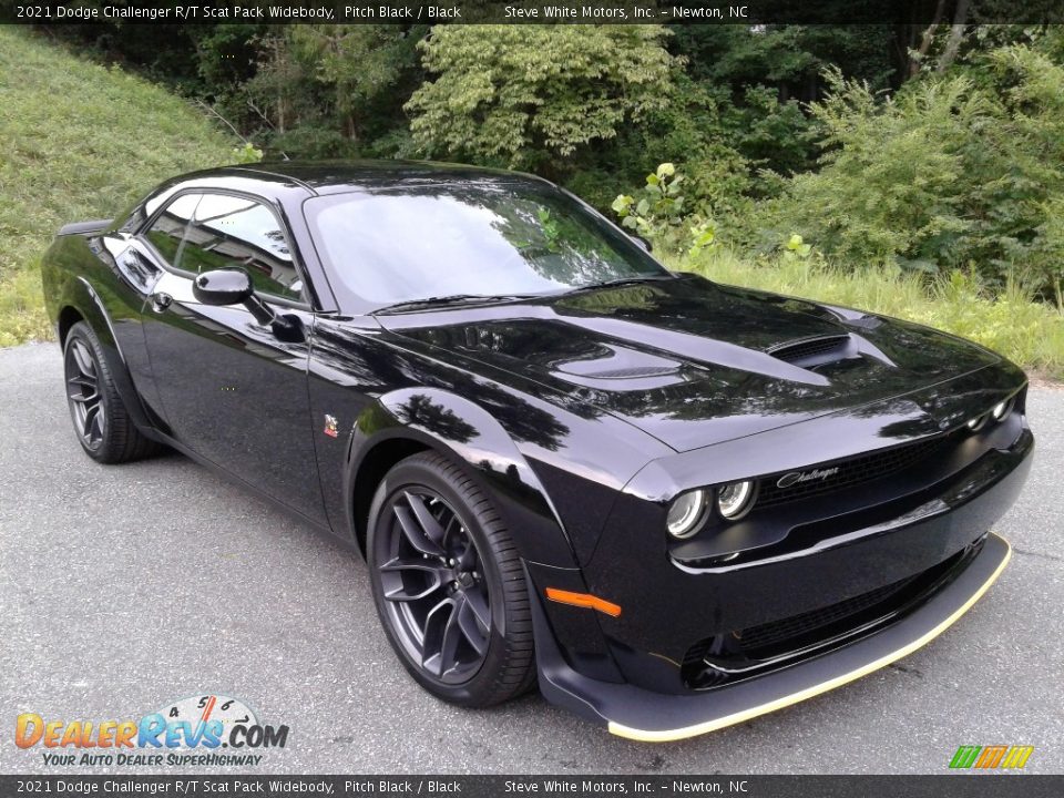 2021 Dodge Challenger R/T Scat Pack Widebody Pitch Black / Black Photo #4