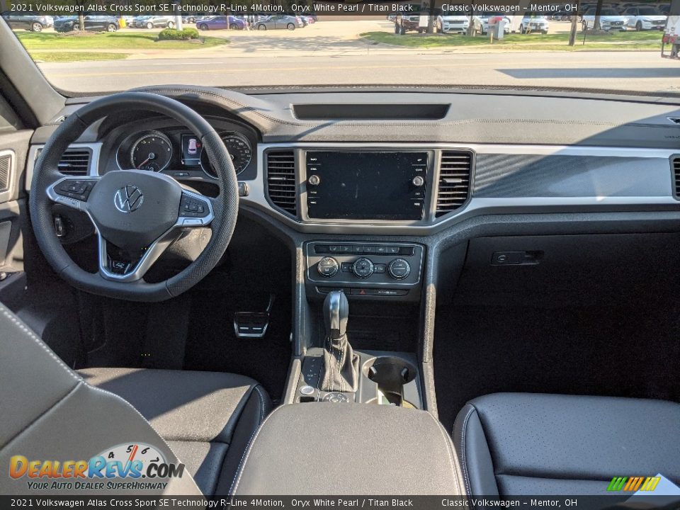 Dashboard of 2021 Volkswagen Atlas Cross Sport SE Technology R-Line 4Motion Photo #3