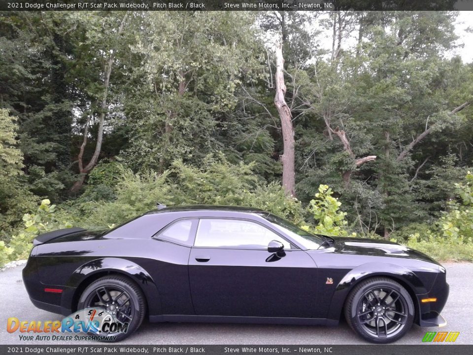 2021 Dodge Challenger R/T Scat Pack Widebody Pitch Black / Black Photo #5