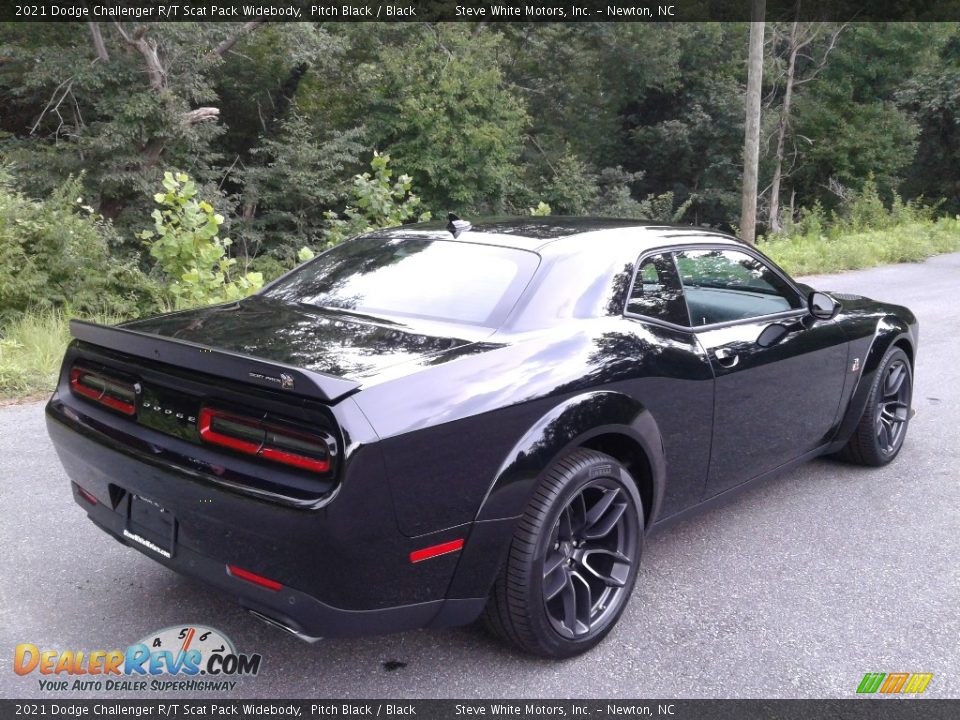 2021 Dodge Challenger R/T Scat Pack Widebody Pitch Black / Black Photo #6