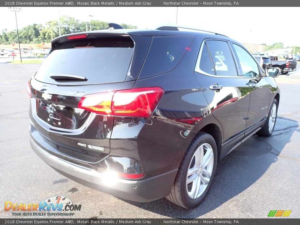 2018 Chevrolet Equinox Premier AWD Mosaic Black Metallic / Medium Ash Gray Photo #8