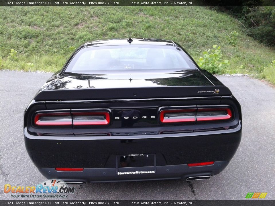 2021 Dodge Challenger R/T Scat Pack Widebody Pitch Black / Black Photo #7