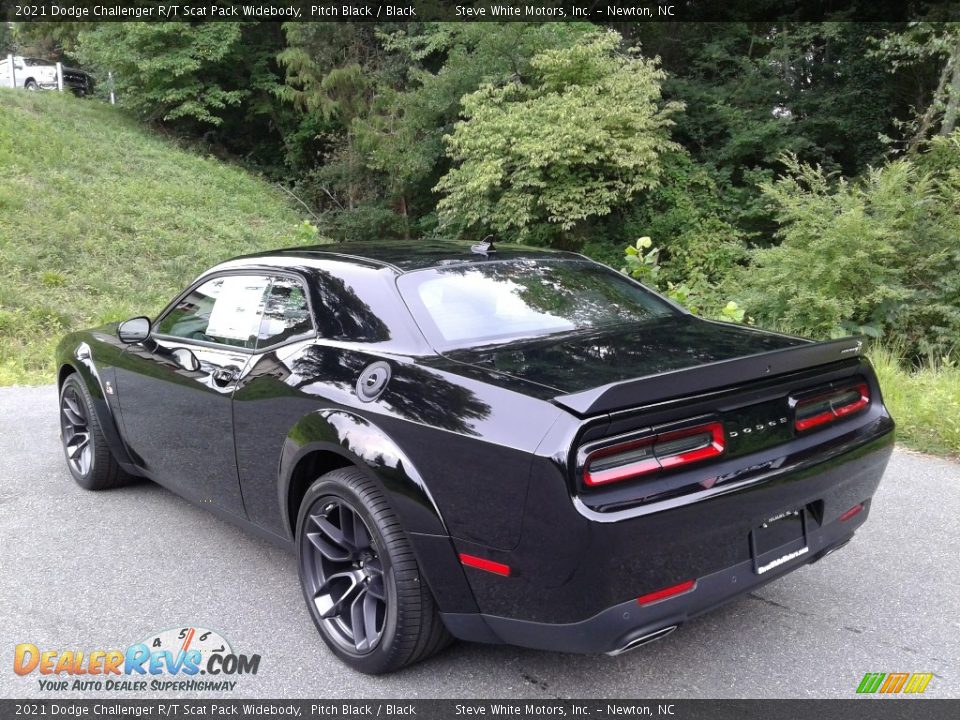 2021 Dodge Challenger R/T Scat Pack Widebody Pitch Black / Black Photo #8