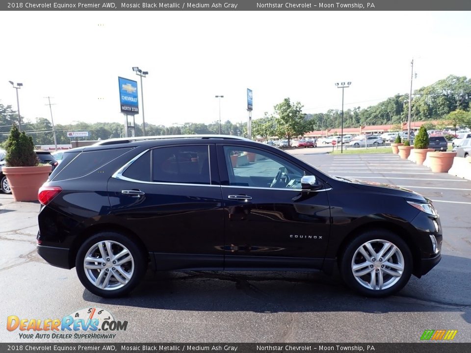 2018 Chevrolet Equinox Premier AWD Mosaic Black Metallic / Medium Ash Gray Photo #10