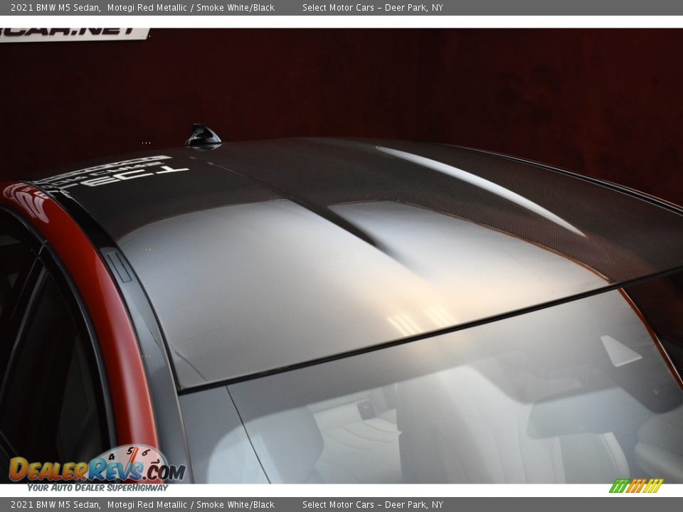 2021 BMW M5 Sedan Motegi Red Metallic / Smoke White/Black Photo #8