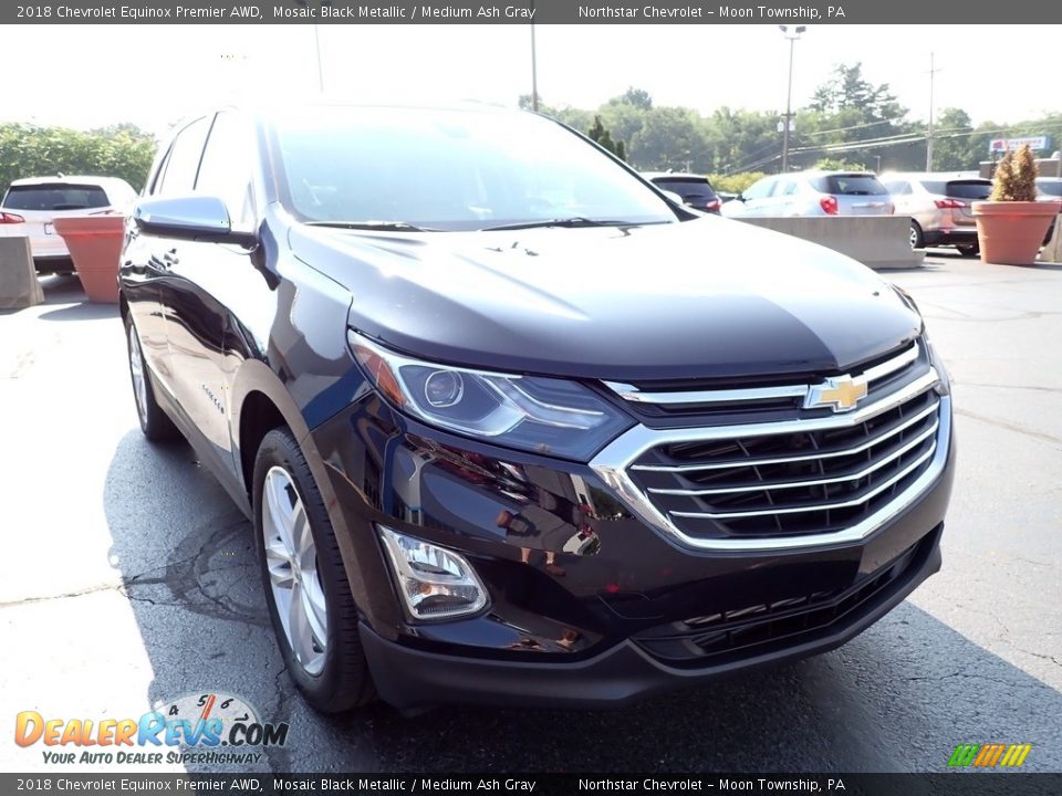 2018 Chevrolet Equinox Premier AWD Mosaic Black Metallic / Medium Ash Gray Photo #12