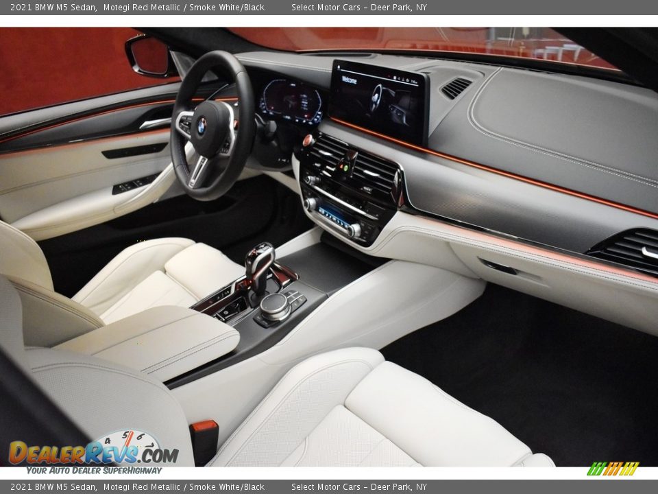 Smoke White/Black Interior - 2021 BMW M5 Sedan Photo #17