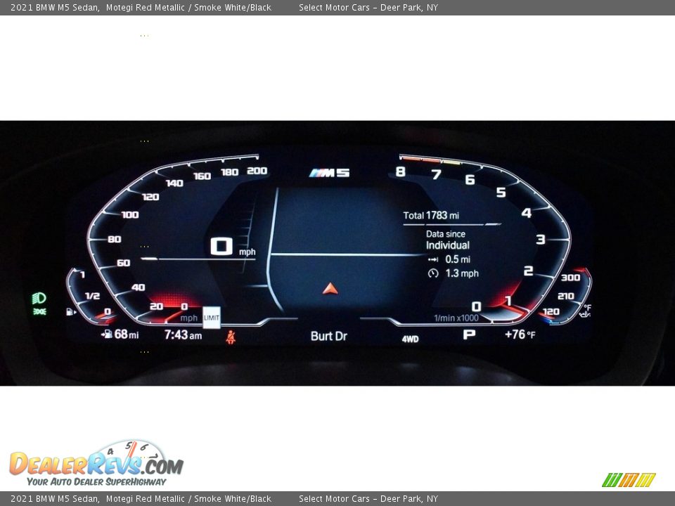 2021 BMW M5 Sedan Gauges Photo #24