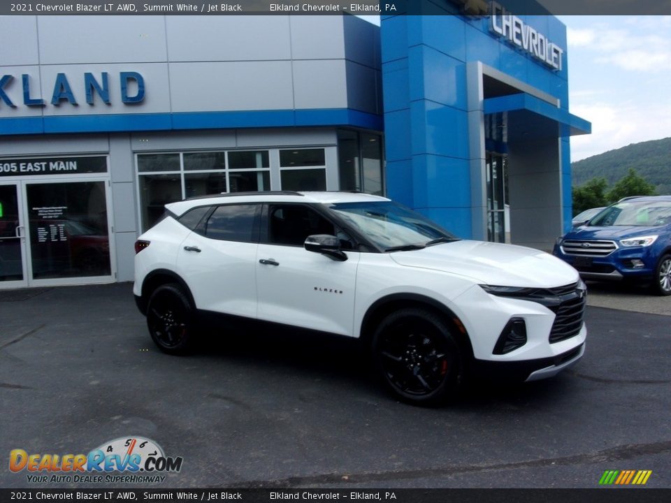 2021 Chevrolet Blazer LT AWD Summit White / Jet Black Photo #1