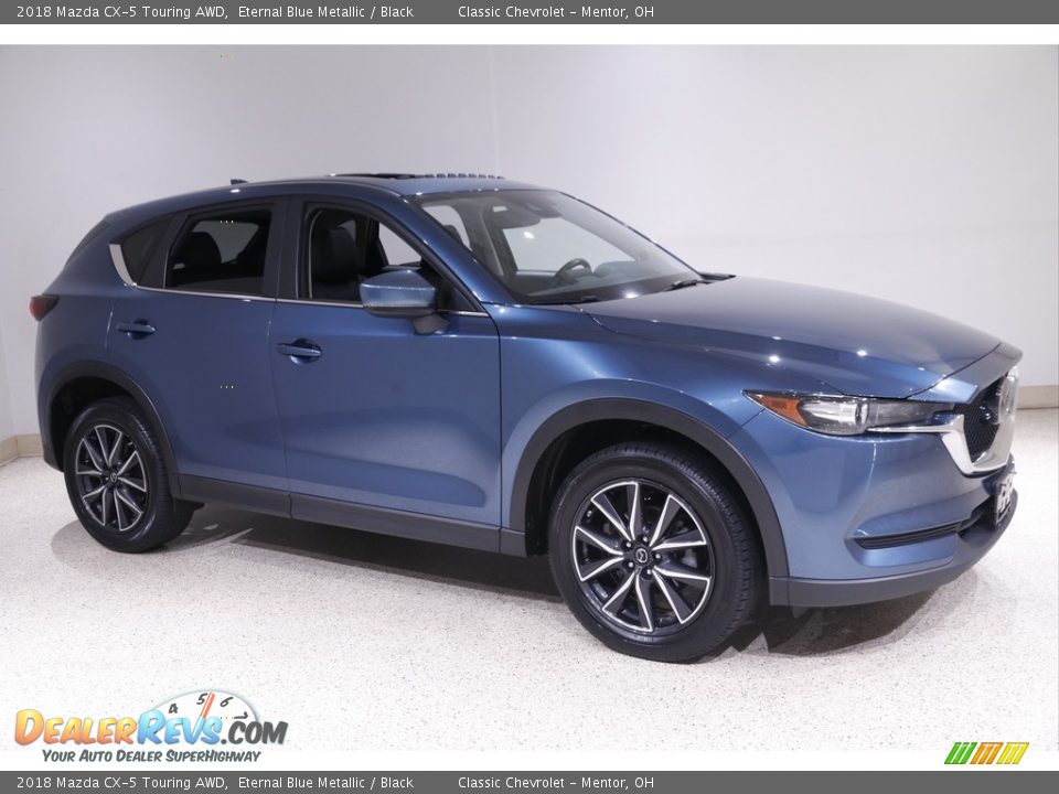 2018 Mazda CX-5 Touring AWD Eternal Blue Metallic / Black Photo #1