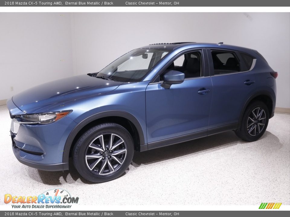 2018 Mazda CX-5 Touring AWD Eternal Blue Metallic / Black Photo #3