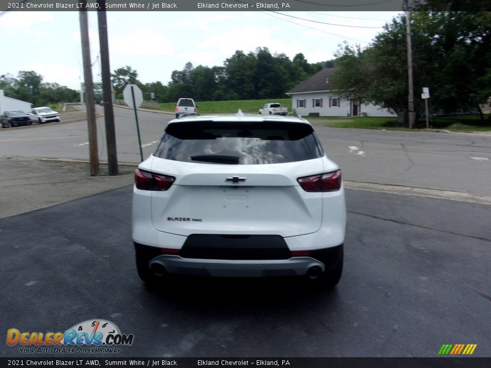 2021 Chevrolet Blazer LT AWD Summit White / Jet Black Photo #4