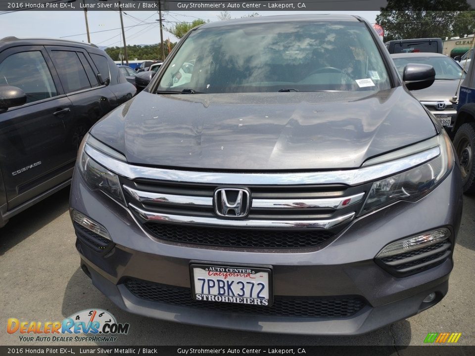 2016 Honda Pilot EX-L Lunar Silver Metallic / Black Photo #2