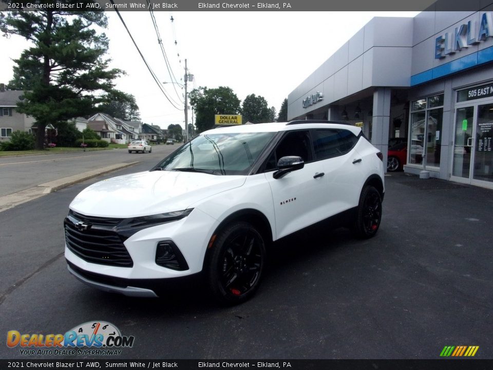 2021 Chevrolet Blazer LT AWD Summit White / Jet Black Photo #7