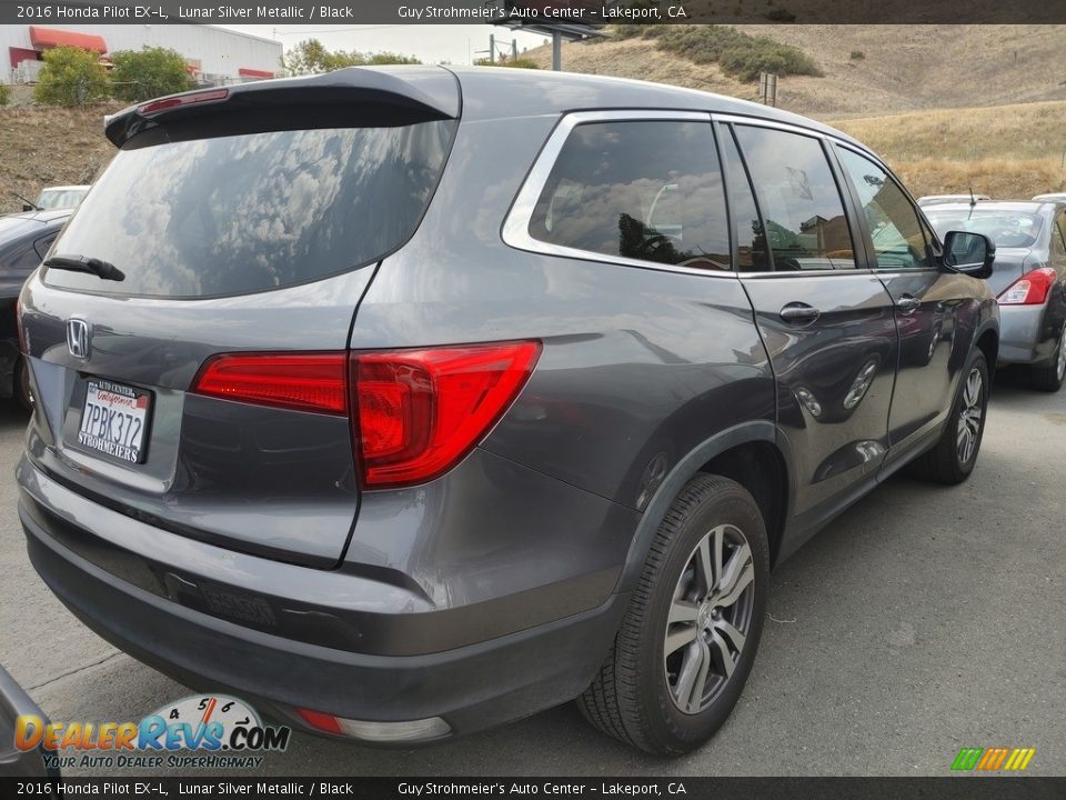 2016 Honda Pilot EX-L Lunar Silver Metallic / Black Photo #4