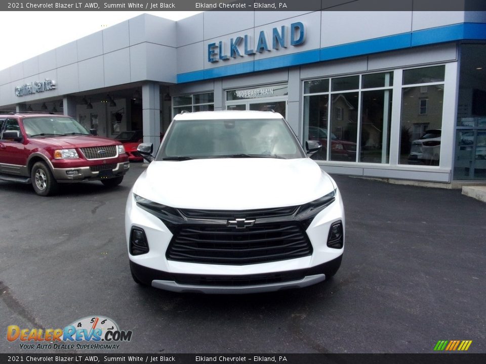 2021 Chevrolet Blazer LT AWD Summit White / Jet Black Photo #8