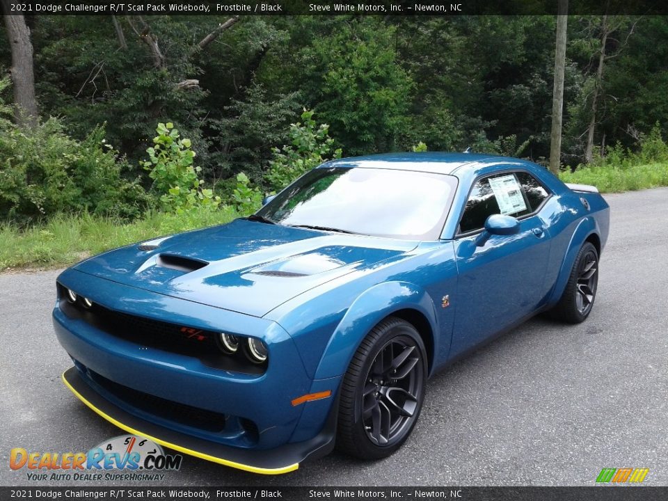 2021 Dodge Challenger R/T Scat Pack Widebody Frostbite / Black Photo #2