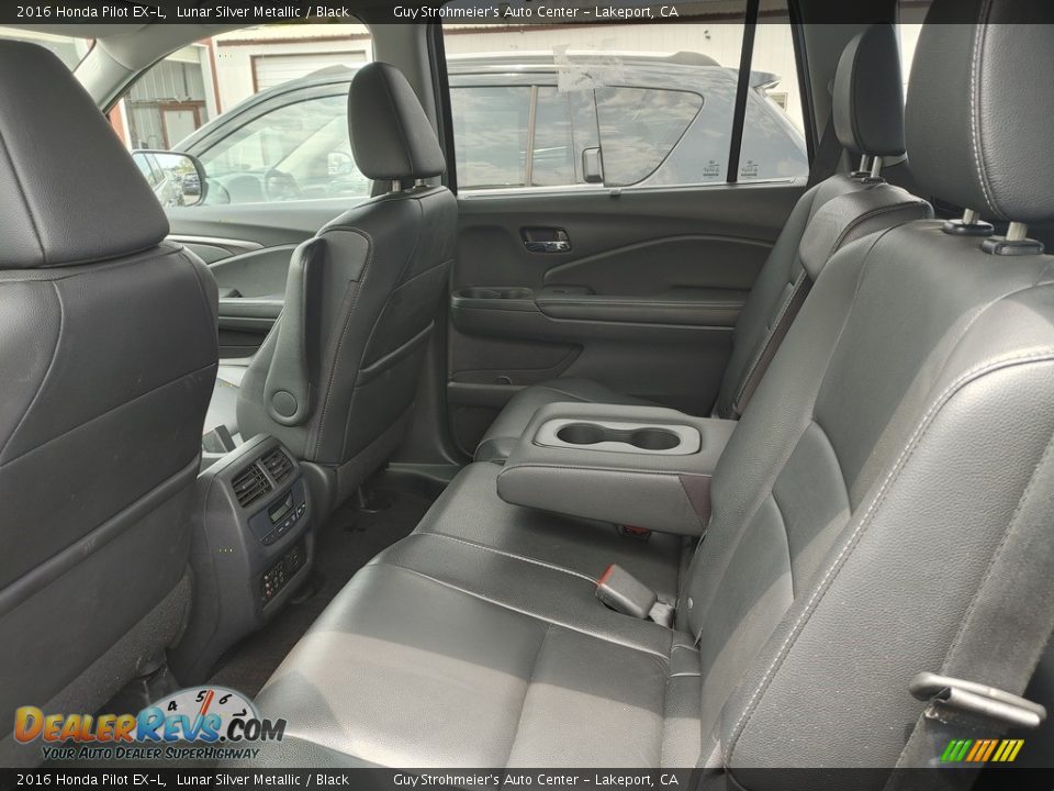 2016 Honda Pilot EX-L Lunar Silver Metallic / Black Photo #11