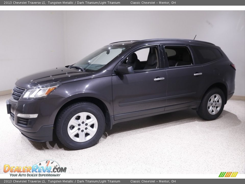 2013 Chevrolet Traverse LS Tungsten Metallic / Dark Titanium/Light Titanium Photo #3