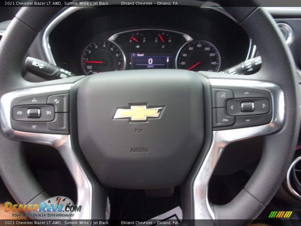 2021 Chevrolet Blazer LT AWD Summit White / Jet Black Photo #22
