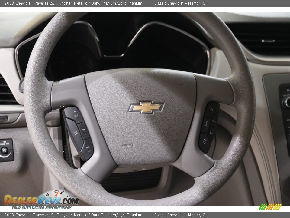 2013 Chevrolet Traverse LS Tungsten Metallic / Dark Titanium/Light Titanium Photo #7