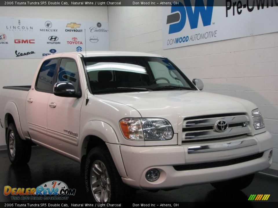 2006 Toyota Tundra SR5 Double Cab Natural White / Light Charcoal Photo #1