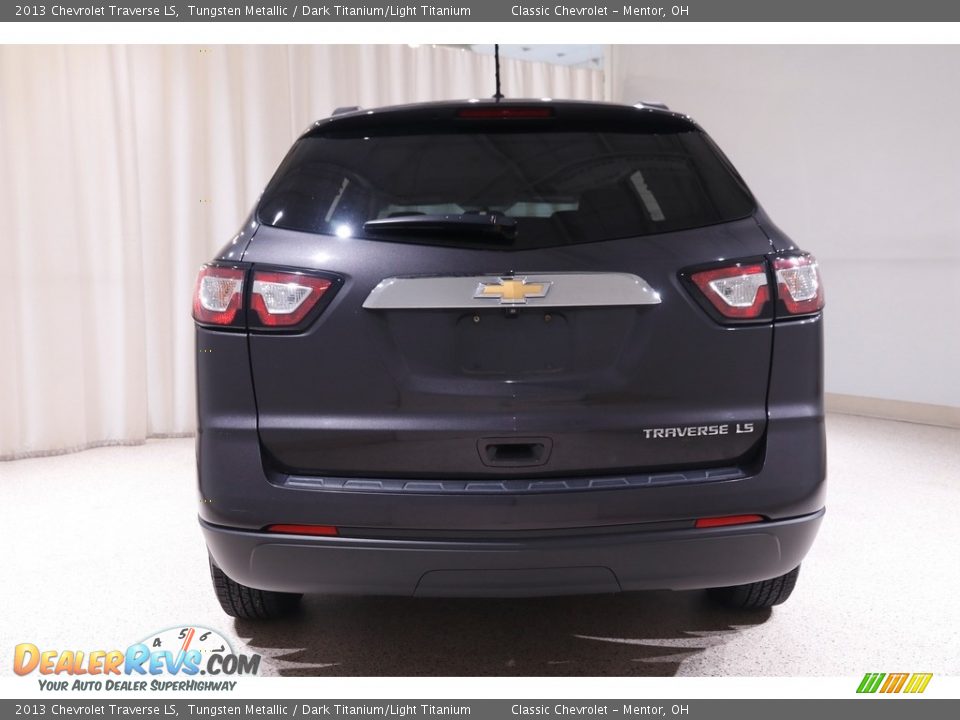 2013 Chevrolet Traverse LS Tungsten Metallic / Dark Titanium/Light Titanium Photo #17