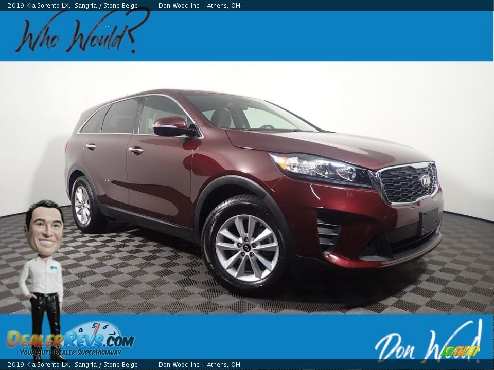2019 Kia Sorento LX Sangria / Stone Beige Photo #1