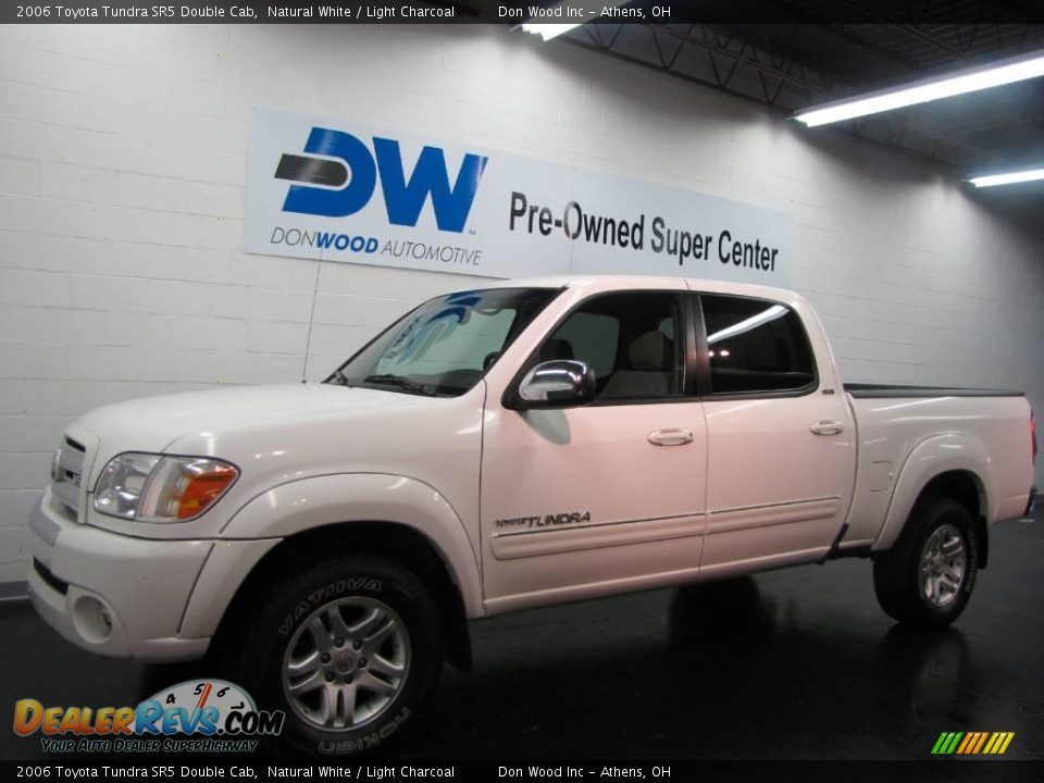 2006 Toyota Tundra SR5 Double Cab Natural White / Light Charcoal Photo #2