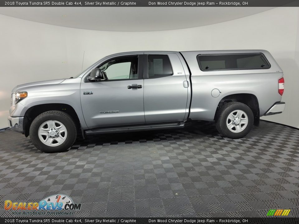 2018 Toyota Tundra SR5 Double Cab 4x4 Silver Sky Metallic / Graphite Photo #6