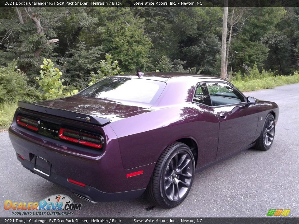 2021 Dodge Challenger R/T Scat Pack Shaker Hellraisin / Black Photo #6