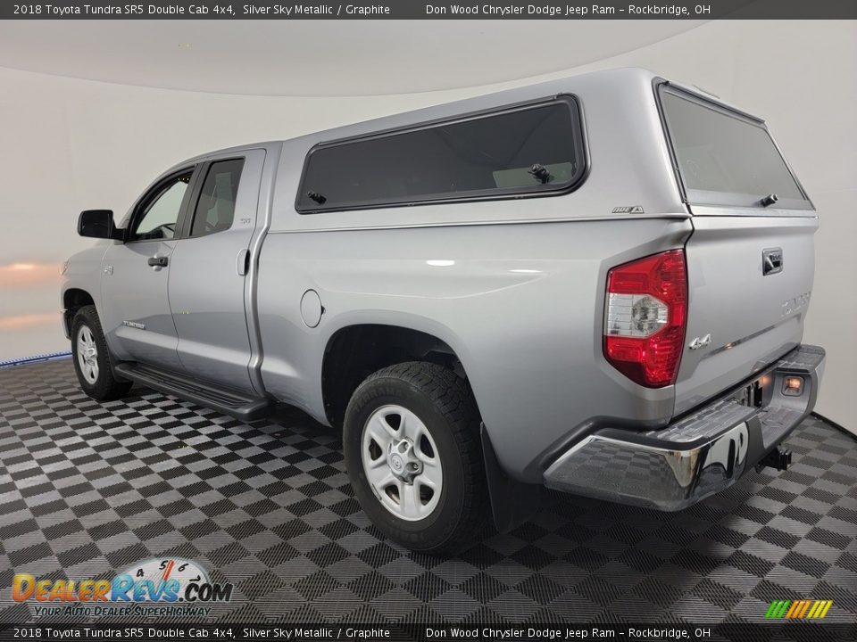 2018 Toyota Tundra SR5 Double Cab 4x4 Silver Sky Metallic / Graphite Photo #7