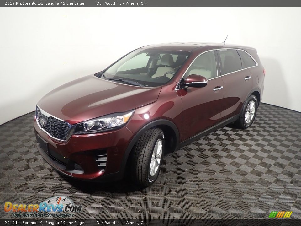 2019 Kia Sorento LX Sangria / Stone Beige Photo #9