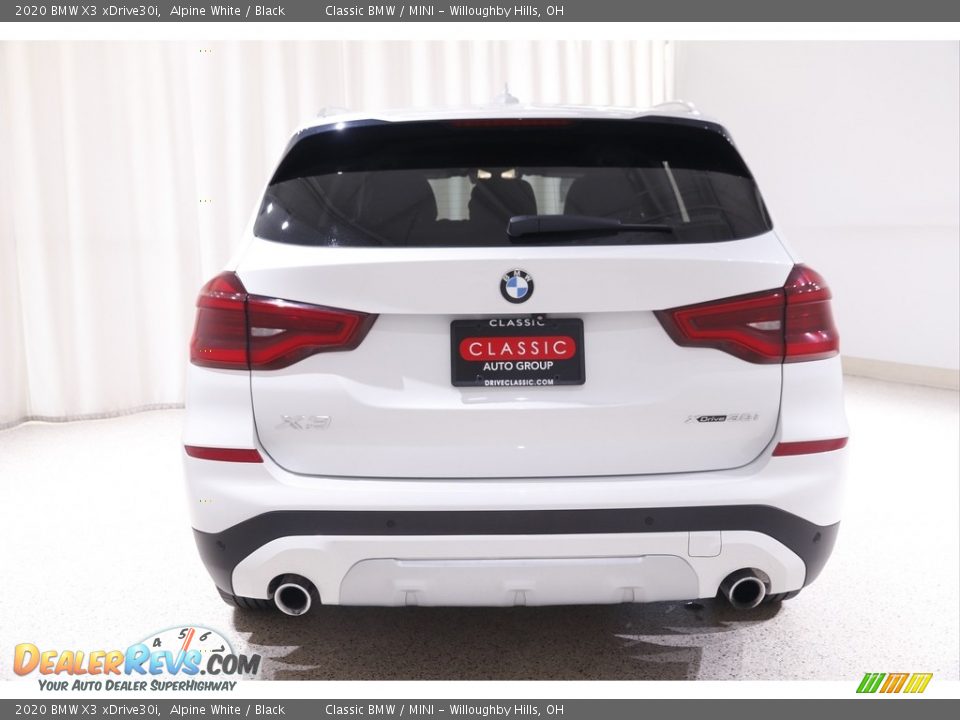 2020 BMW X3 xDrive30i Alpine White / Black Photo #19