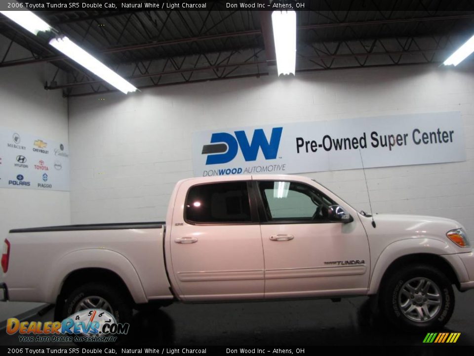 2006 Toyota Tundra SR5 Double Cab Natural White / Light Charcoal Photo #3