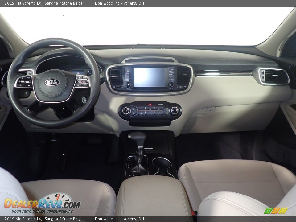 2019 Kia Sorento LX Sangria / Stone Beige Photo #24