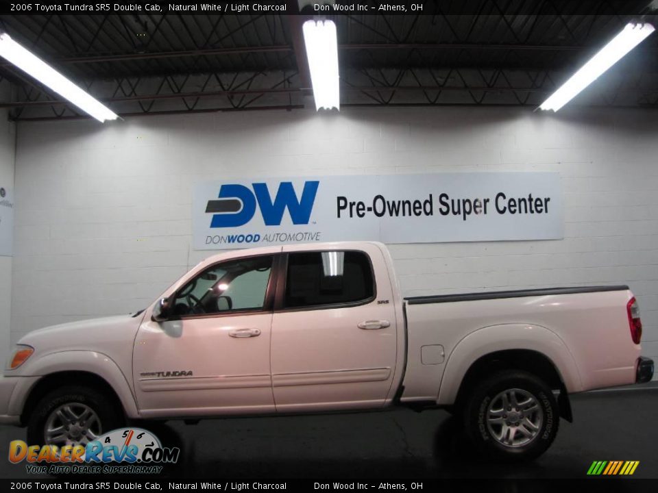 2006 Toyota Tundra SR5 Double Cab Natural White / Light Charcoal Photo #4