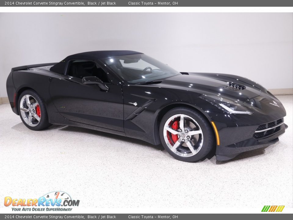 2014 Chevrolet Corvette Stingray Convertible Black / Jet Black Photo #2